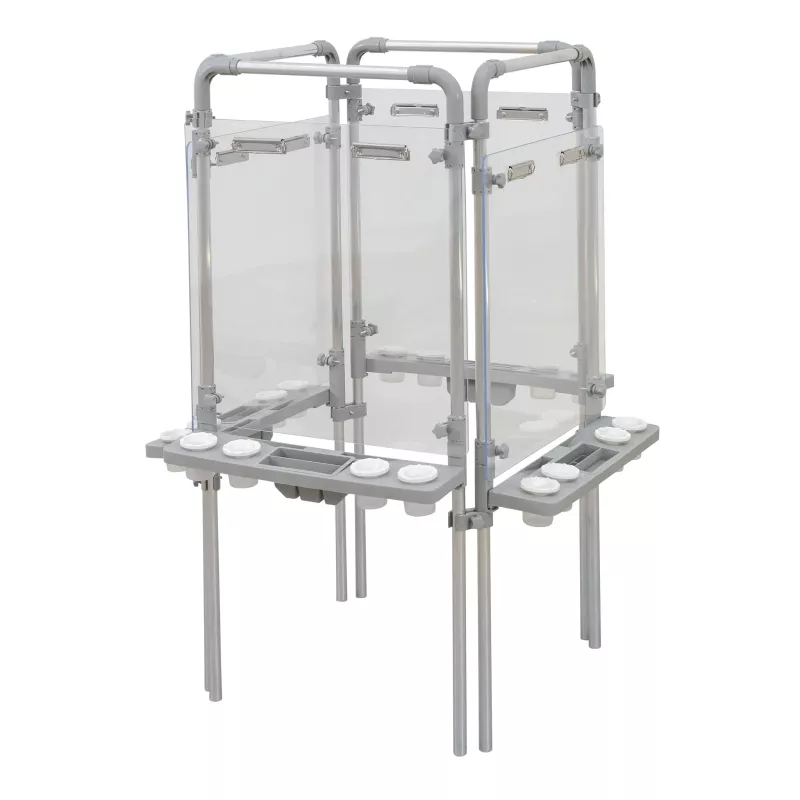 Schneidetable, Labor-Workstation, Glasaufsatz, Metallrahmen, Arbeitsstation