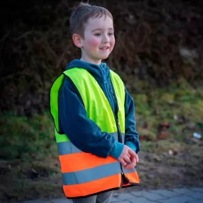 Sicherheitsweste, Reflektierende Westen, High-Visibility, Kinder, Neonfarben