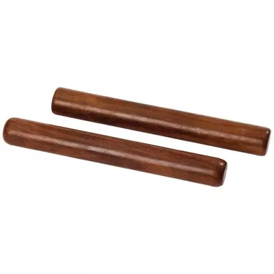 Holzrohre, braun, Holzgriffe, zylindrische Form, stabförmig