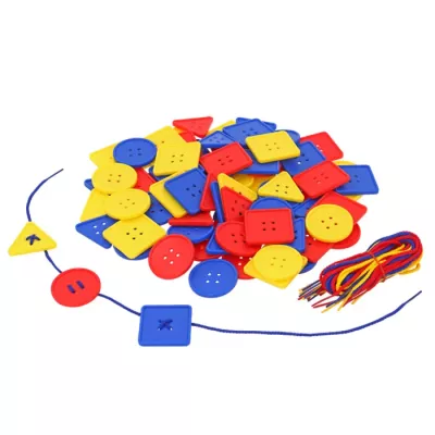 Knöpfe, Knopf-Set, Plastikknöpfe, bunte Knöpfe, Fädeln Schnur