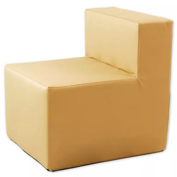 Sessel, Hocker, Sitzmöbel, Beige, Polsterung