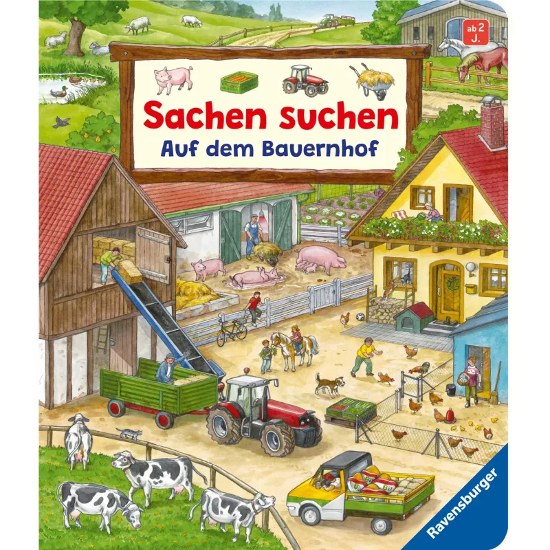 landwirtschaft, hinterhof, traktor, kuh, scheune