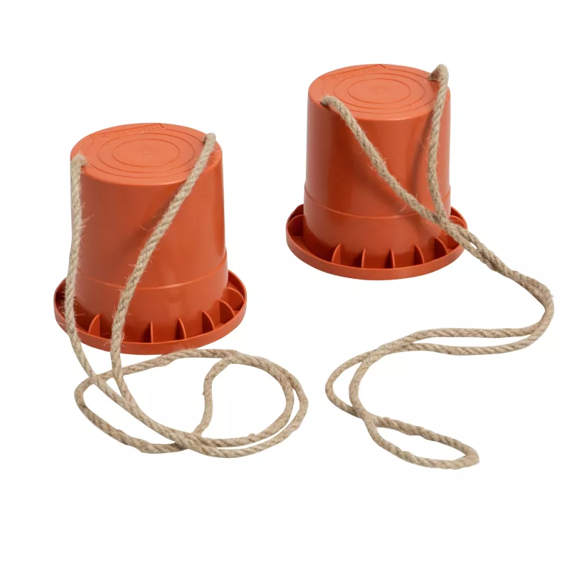 Topf, Orange, Seil, leicht, Aufhängung
