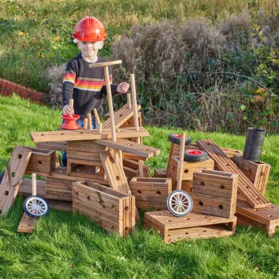 holzspielzeug, baumaterial, holzklotz, spielsets, kinderwerkzeug