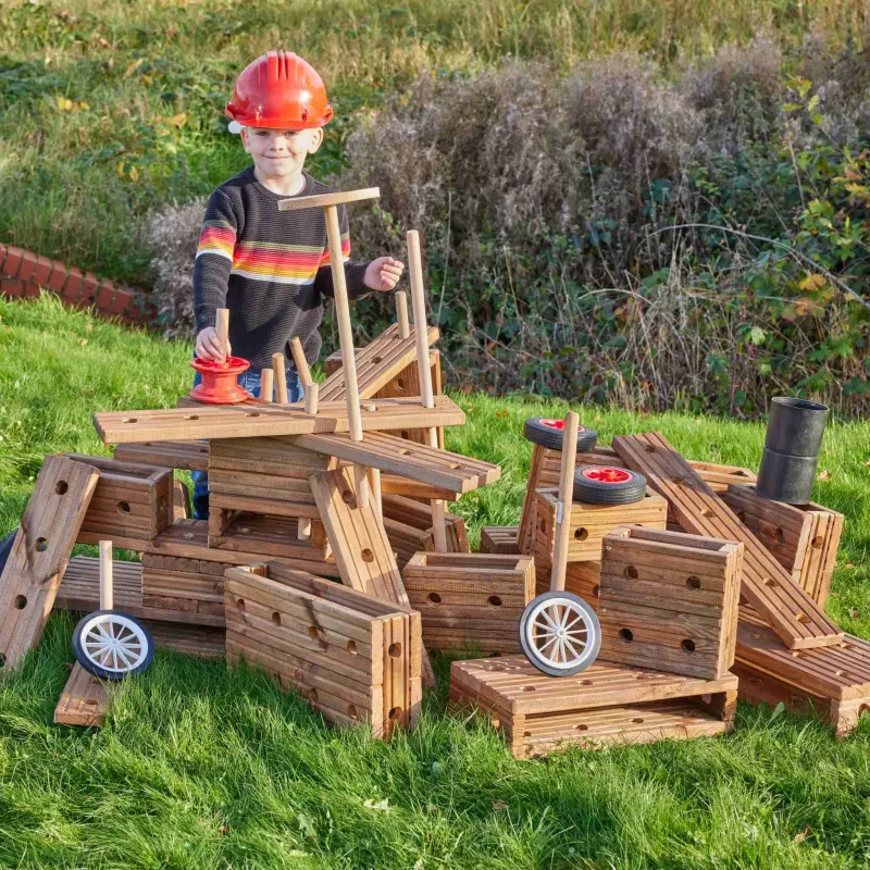 holzspielzeug, baumaterial, holzklotz, spielsets, kinderwerkzeug