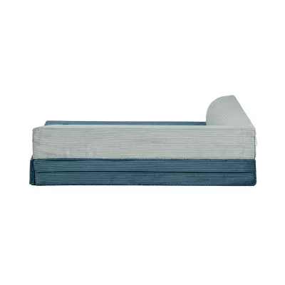 Stift, Notizblock, gefaltet, blau, gestreift