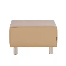 Hocker mit Füßen und Kunstlederbezug