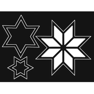 stern, schneeflocke, feiertag, umriss, sternmuster