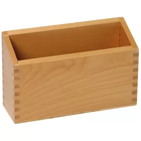 Holzkasten für Fühlzahlen und Mengenbilder