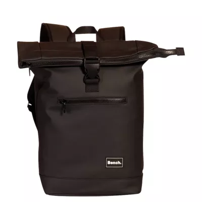 Rucksack, Backpack, Schwarz, Reißverschlusstasche, Bench
