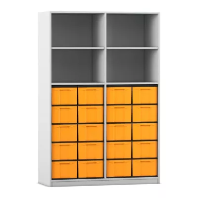 Kastenregal, Aufbewahrung, Ordnungsboxen, Orange Boxes, Schubladenboxen