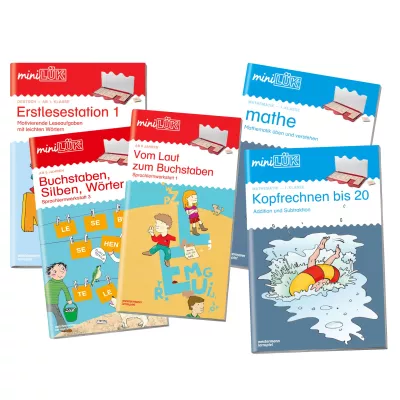 Lernhefte, Mathematik, Deutsch, Kinderbuch, Schulmaterial