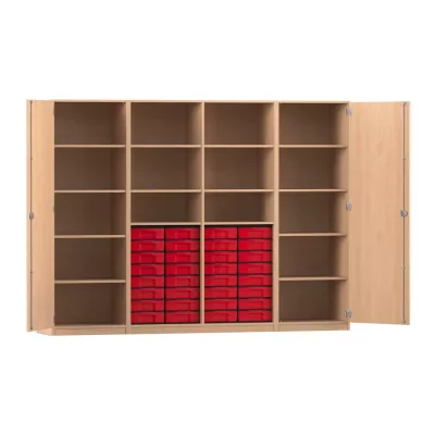 Wandregal, Schrank, Schränke, Schubladen, Holzregal