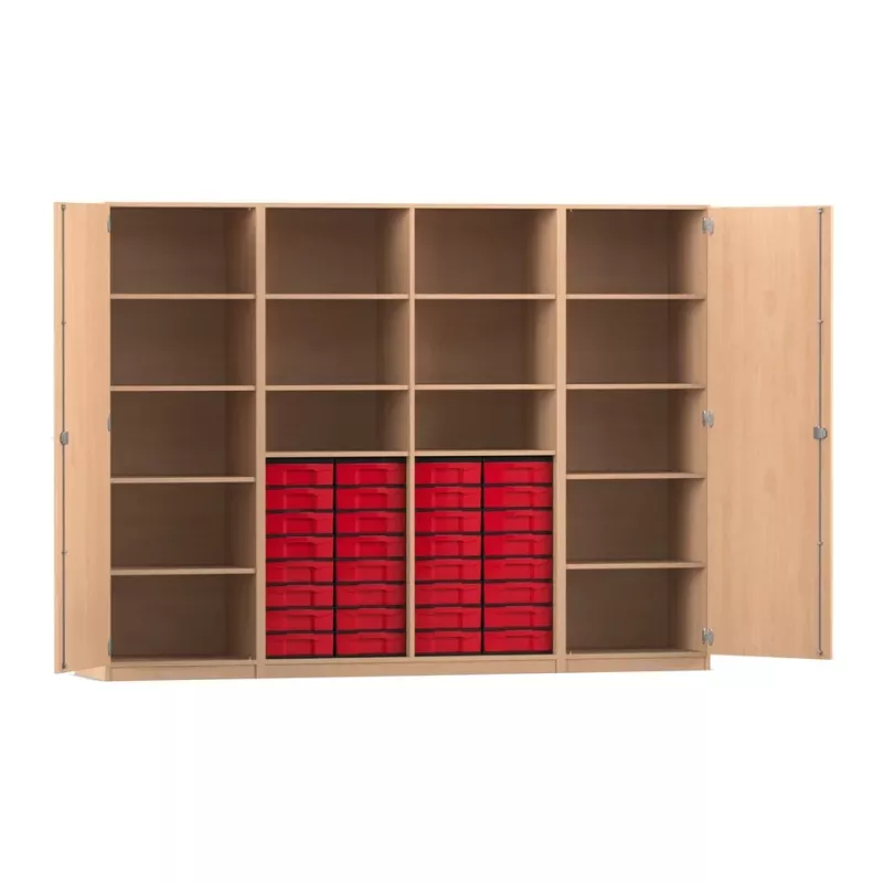 Wandregal, Schrank, Schränke, Schubladen, Holzregal
