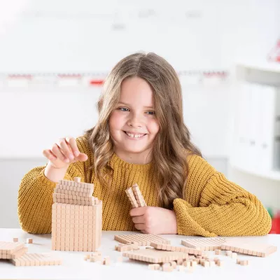 Holzbausteine, Konstruktionselemente, Holzspielzeug, Bausteine, Kinderkonstruktion