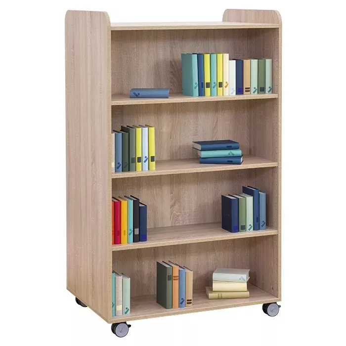 Bücherregal, Rollregal, Holzregal, Bücherständer?, Mobilregal