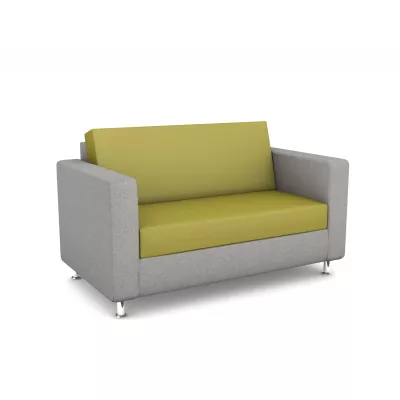 Sofa, Wohnzimmer, Grau, Bezug, Kissen