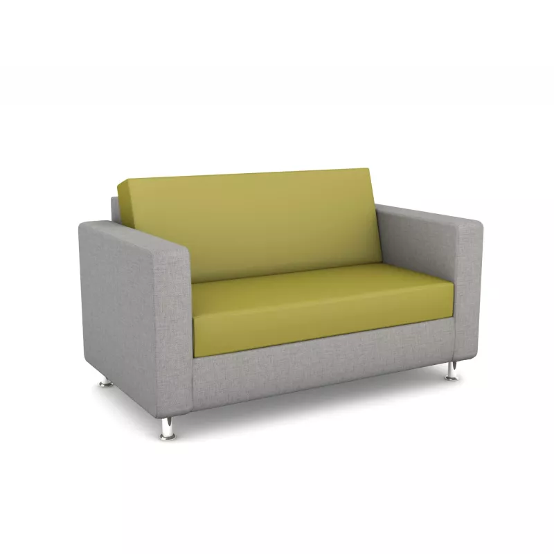 Sofa, Wohnzimmer, Grau, Bezug, Kissen