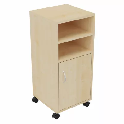Beistelltisch, Rollcontainer, Holz, Schrank, Rollen