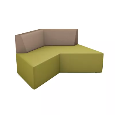 Ecksofa, Sitzgruppe, Modulares Sofa, Gelbgrün, Sofalandschaft