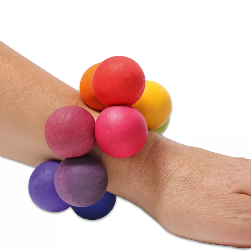 Kunststoffkugeln, Armband, Farbenpearl, Kreativset, Hände