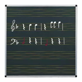 Haft-Notentafeln / Stahl-Emaille