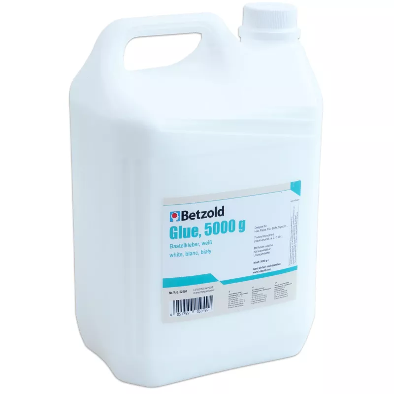 Klebstoff, PVA, Weiß, 5000 g, Behälter