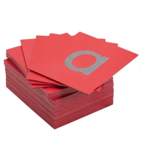 Sandpapier-Buchstaben