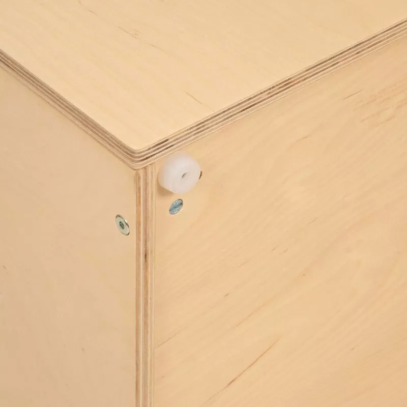 Holz, Schraubverbindung, Korkgleiter, Holzschrank, Schrankwinkel