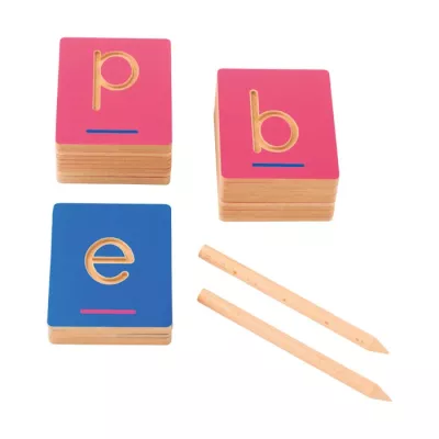Phonics, Buchstabenfliesen, Holzteile, Farbenfliesen, Bildungsspiel