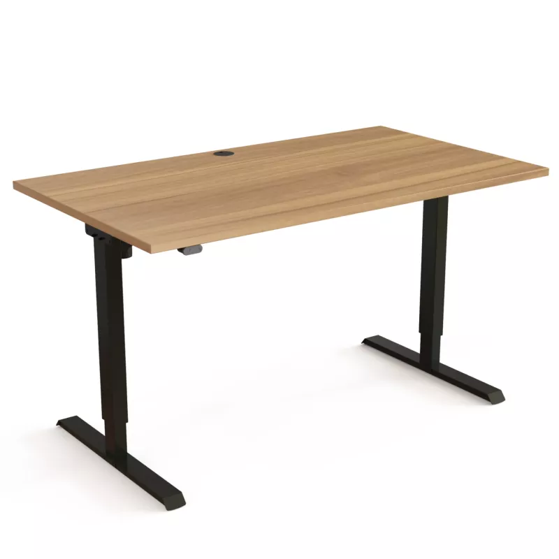schreibtisch, holz, verstellbare beine, desk, tisch