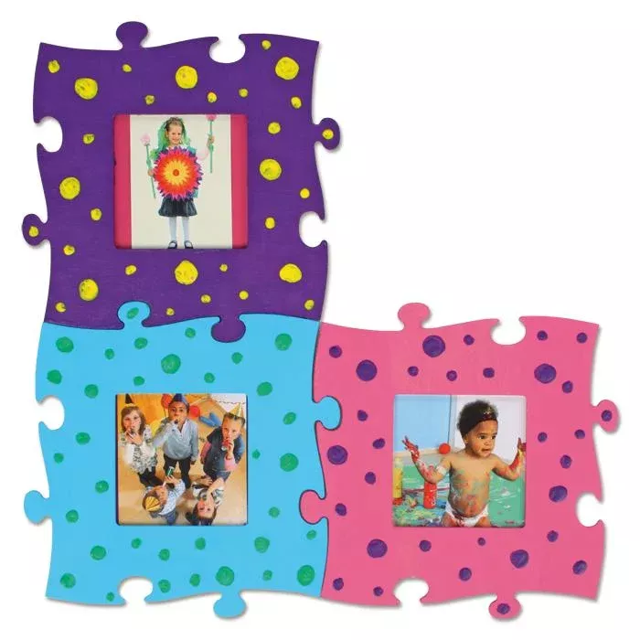 Puzzle, Schwamm, Kunststoff, Kleinkind, Foto-Rahmen