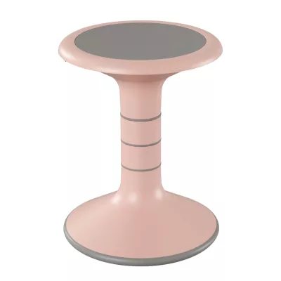 Beistelltisch, Rundtisch, Rosa, Glasoberfläche, Schwungrand