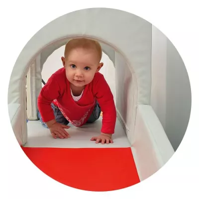 baby, crawl, rot, Tunnel, Spielmatte