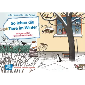 Kamishibai-Bildkarten, So leben die Tiere im Winter