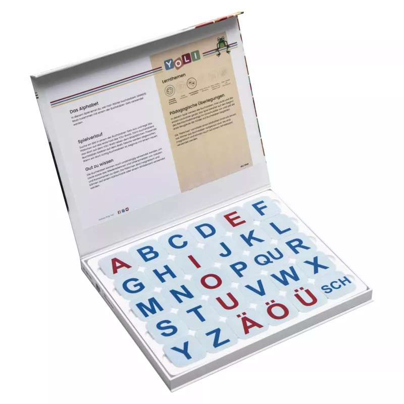 Alphabet Buchstaben, Buchstabensteine, Bildungsspiel, Deutsches Alphabet, Spielzeugset