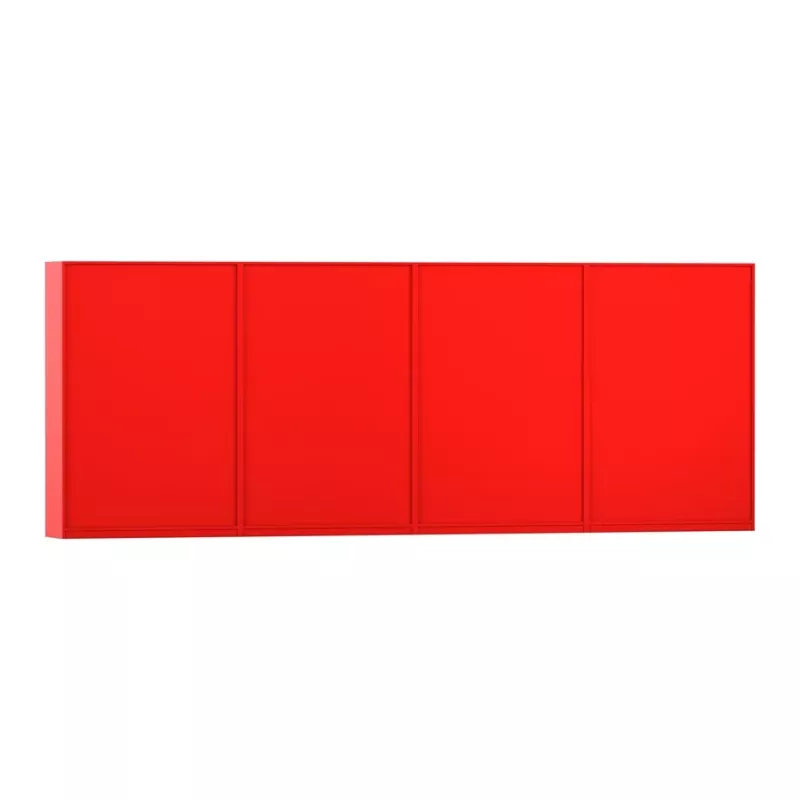 redes kabinet, modulares schrank, wandregal, vier türen, flache paneel