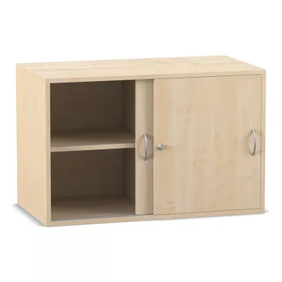 Sideboard, Schrank, Zweitürig, Holz, zwei Regale