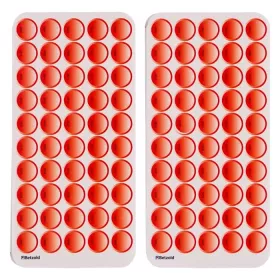 Stickerbogen in Rot