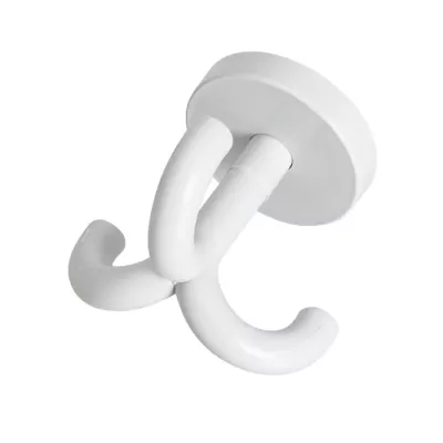 haken, Kleiderhaken, Wandhaken, Doppelhaken, weiß