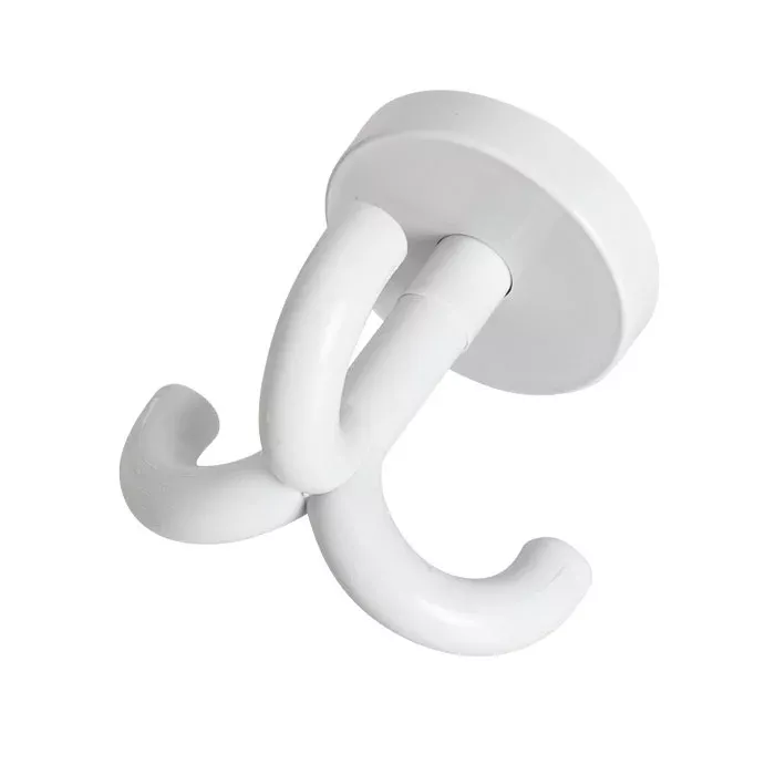 haken, Kleiderhaken, Wandhaken, Doppelhaken, weiß