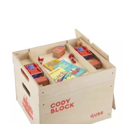 Holzbox, Kallax-ähnliche Aufbewahrung, Kübelbox, Spielzeugbox, Cody Block
