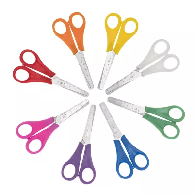 Scheren, Kinderscheren, Sicherheitsscheren, metallklinge, bunte Griffe