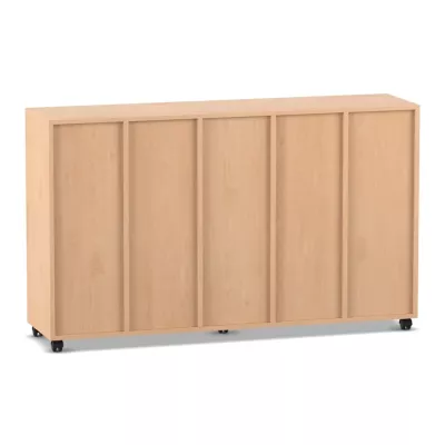 Wandregal, Schrank, Holz, Rollregal, Mobiles