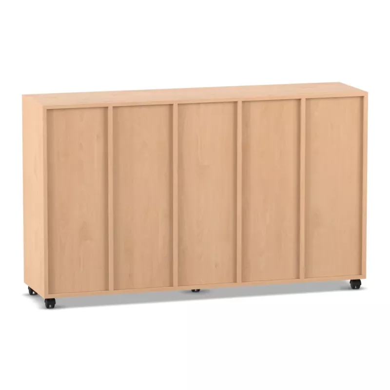 Wandregal, Schrank, Holz, Rollregal, Mobiles