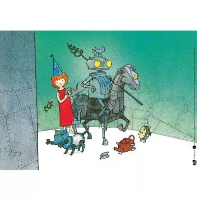 Roboter, Pferd-Roboter, Kostüm, Kleidung, Tierfigur