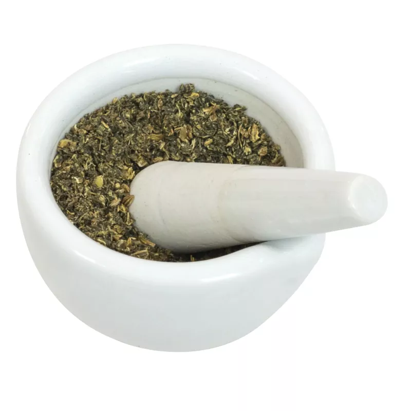 mortar, Pestle, Kräuter-Mischung, gehackte Kräuter, Gewürz-Mörser