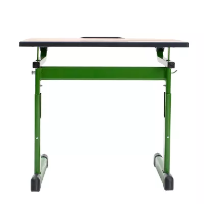 Werkbank, Schreibtisch, Rollbar, Grün, Holzplatte
