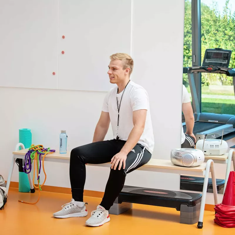 Sitzbank, Fitnessraum, Trittschutz, Trainingsgerät, Sportzubehör