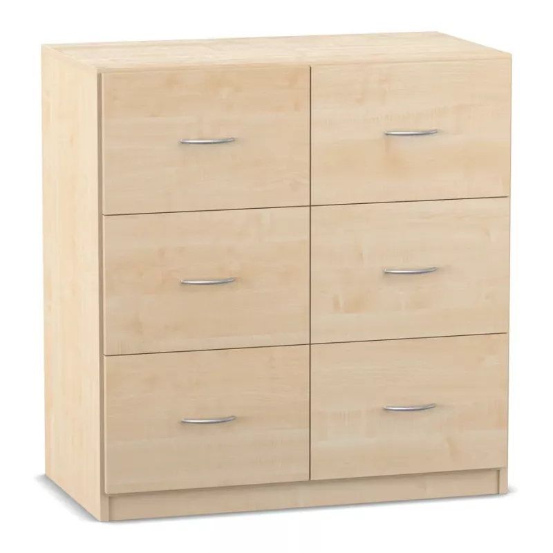 Kommode, 6-Schubladen, Holzoptik, Schubladenauszug, Möbelstück